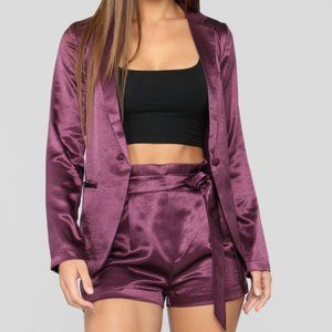 Meet You At Midnight Satin Set - NWOT